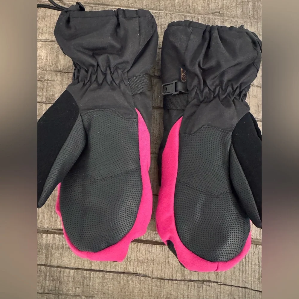 Gordini Girls Ski Pink and Black Mittens Size M